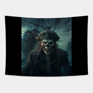 Pirate skeleton Tapestry