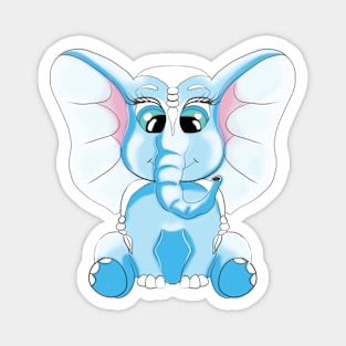 Cute Elephant cartoon Magnet