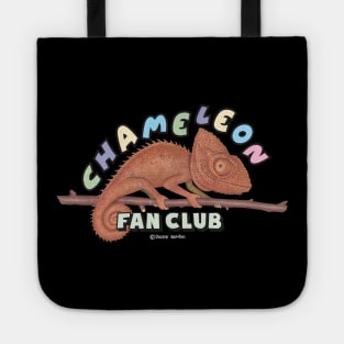 Cute sweet insect loving Chameleon on Branch reptile Tote