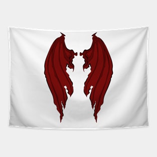 Wings on the back Tapestry