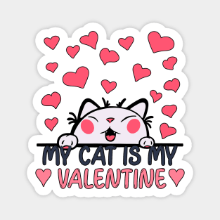 My Cat is my Valentine Magnet