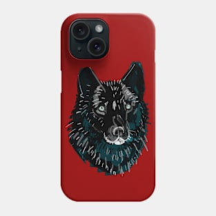 Black Wolf Phone Case