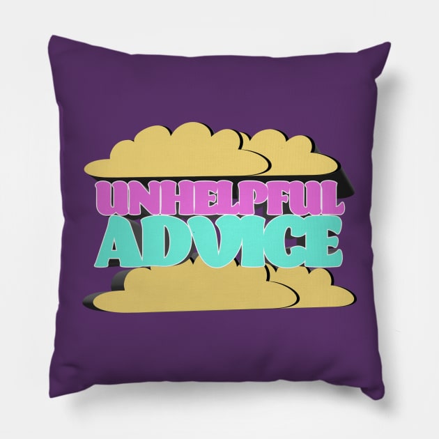 Unhelpful Advice - Bobby Lee Tigerbelly Podcast Fan Design Pillow by Ina