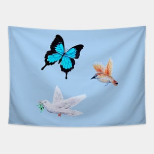 Winged Pattern Tapestry