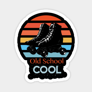 Old School Cool roller skates Magnet