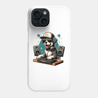 dog dj Phone Case