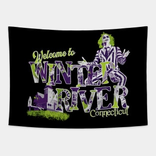 Winter River Tapestry