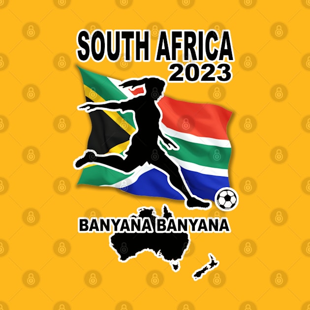 South African Womens World Cup Football Soccer Team 2023 by Ireland