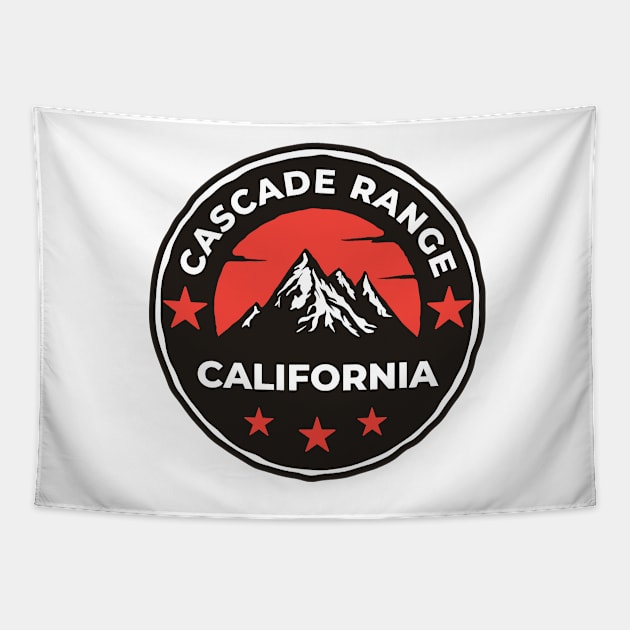 Cascade Range California - Travel Tapestry by Famgift