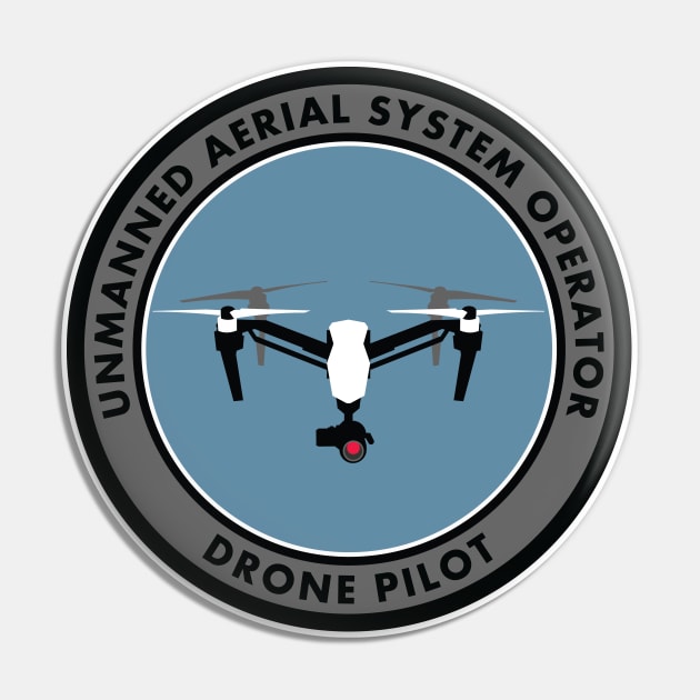 UAS Drone Pilot Pin by BadgeWork