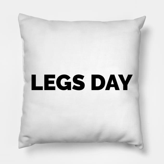 Motivational Workout | Legs Day Pillow by GymLife.MyLife