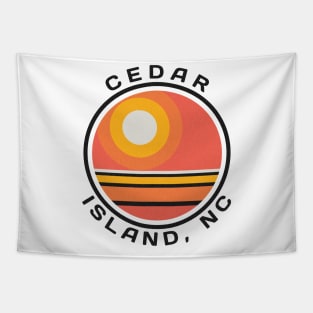 Cedar Island, NC Summertime Vacationing Sunrise Tapestry