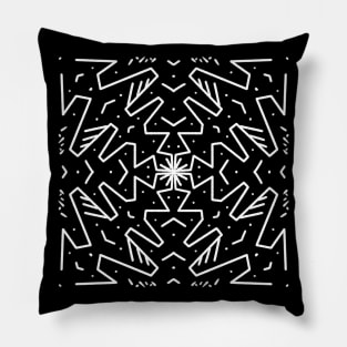 Zig Zag Mandala Pillow