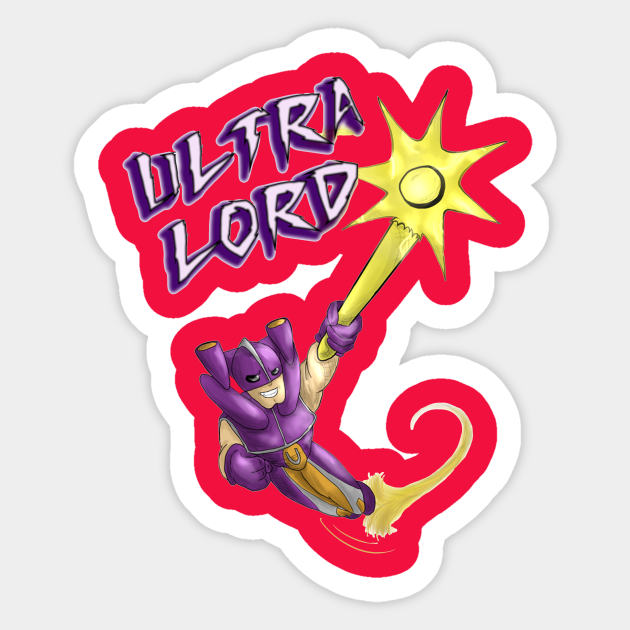 Sheen's Ultra Lord - Cartoon Aliens Science Neutron Meme - Sticker