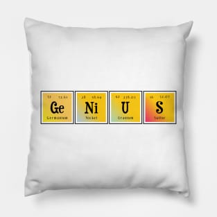 Genius | Periodic Table of Elements Pillow