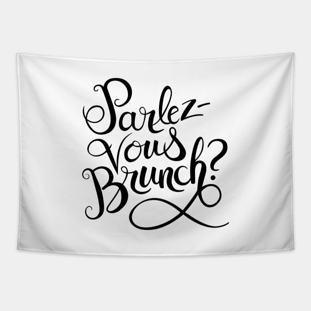 Parlez-vous Brunch? Tapestry by creativecurly