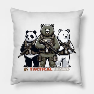 We Tactical Bears Pillow