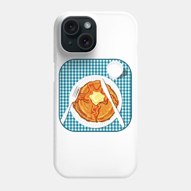 Pancake Breakfast Table Phone Case by SWON Design