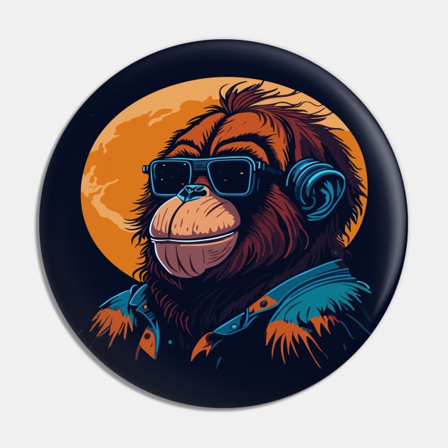 Orangutan Pin by DesignVerseAlchemy