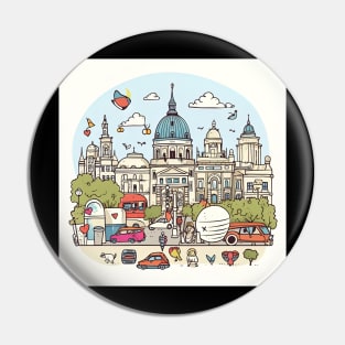 Bucharest Pin