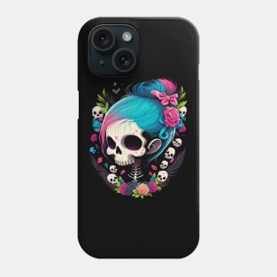 Sugar Skull Girl Phone Case