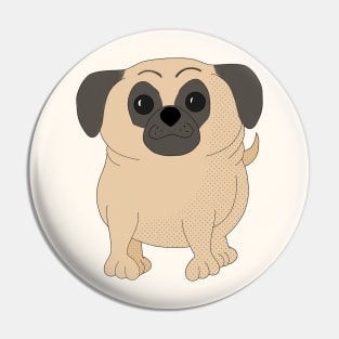 Dog Cartoon Amazing Pug Pin