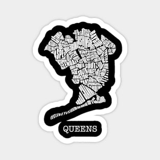 Queens - New York Map Magnet