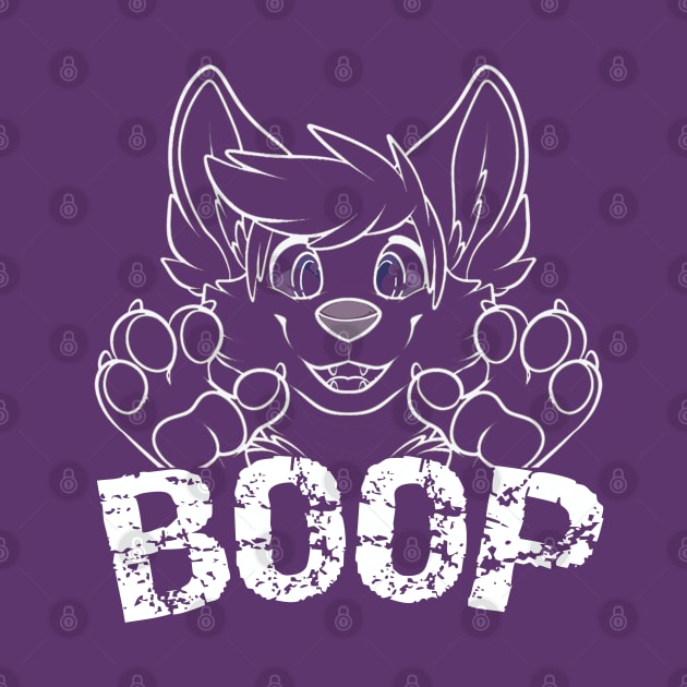 BOOP Fursuit puppy dog , Cute Furry Fursona quote by Surfer Dave Designs