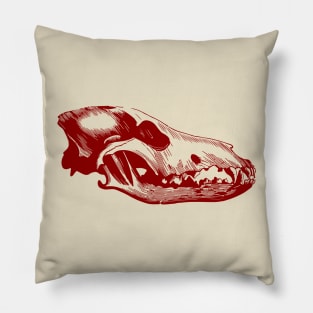 Wolf Skull Pillow