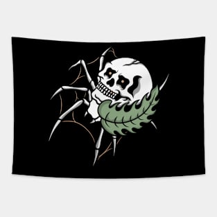 Spider skull Tapestry