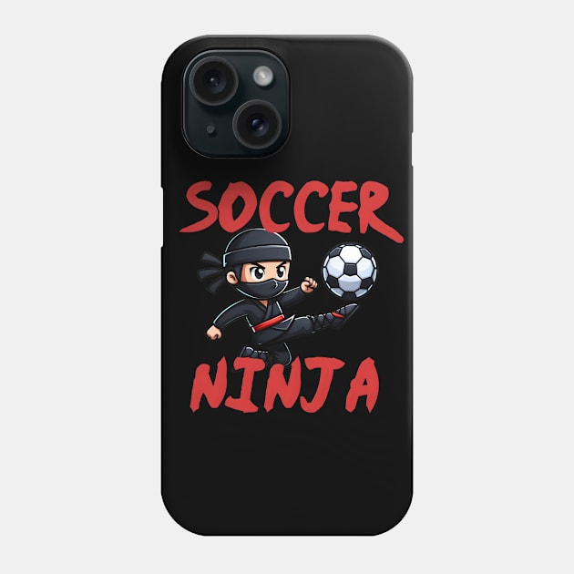 soccer ninja Phone Case by FnF.Soldier 