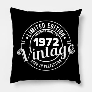 1972 VINTAGE - 49Th BIRTHDAY GIFT Pillow