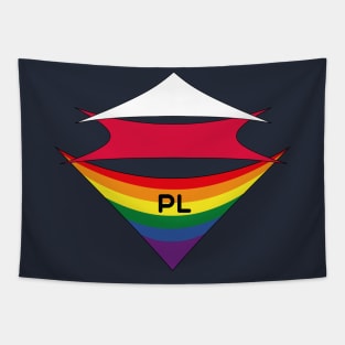 Poland pride flag Tapestry