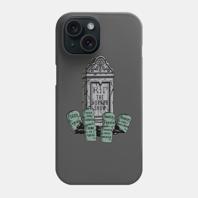 Horror Show Graveyard Phone Case by TheHorrorShowChannel