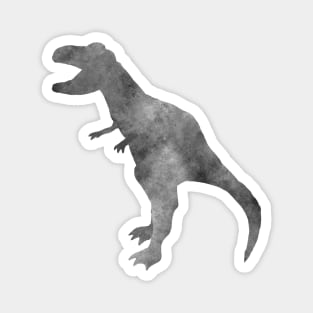 watercolor t-rex dinosaur - gray Magnet