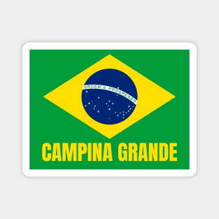 Campina Grande City in Brazilian Flag Magnet