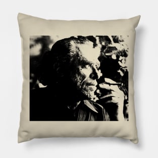 Charles Bukowski // Vintage Style Design Pillow