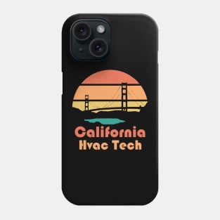 California Hvac Tech Golden State Phone Case