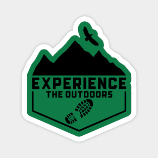 Experience the outdoors, Make more adventure Magnet