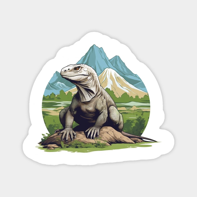 Komodo Dragon Magnet by zooleisurelife