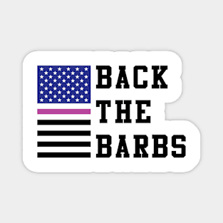 Back the barbs Magnet