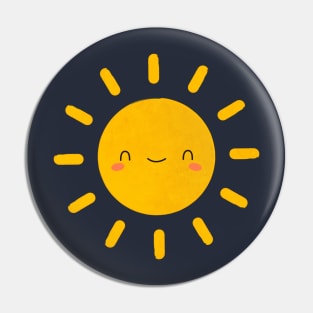 Kawaii Happy Sun Pin