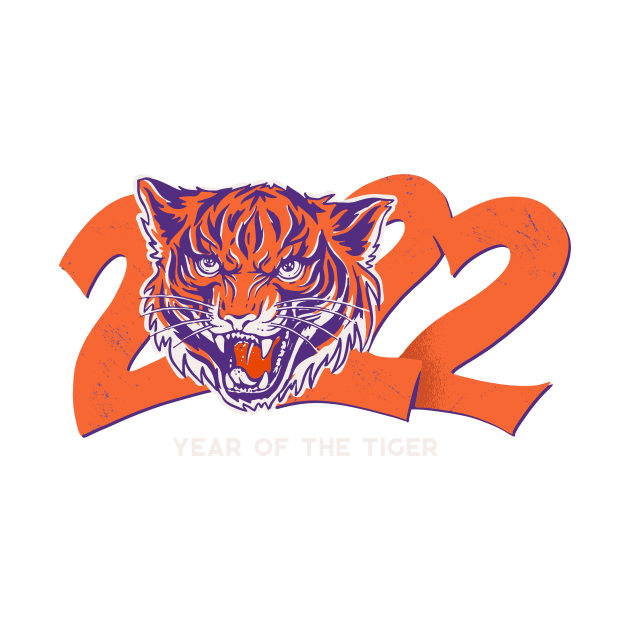 2022 Year of the Tiger // Tiger Football by SLAG_Creative