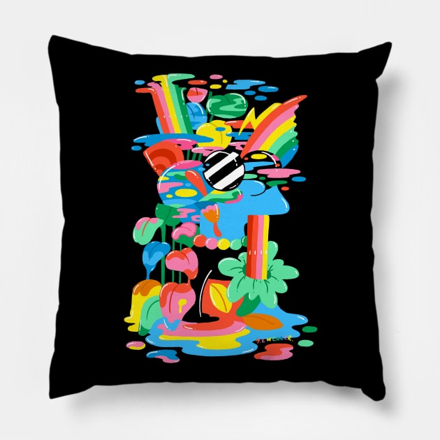 Lisa Remix Pillow by ms_wearer