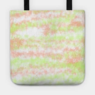 Red orange green glitter abstract art Tote