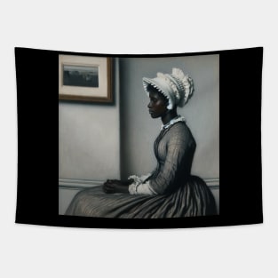 Whistler's Mother Reimagined: Empowering Black History Month Tapestry