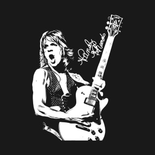 Randy Rhoads Tribute, Randy Rhoads Jackson Music Heavy Metal Guitarist T-Shirt