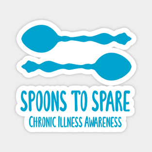 Spoons To Spare - Chronic Illness Awareness Magnet