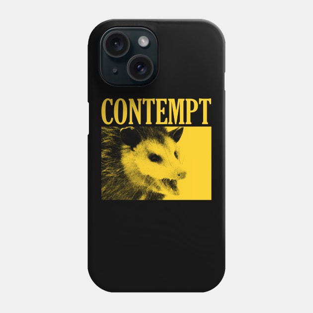 Contempt Opossum Phone Case by giovanniiiii