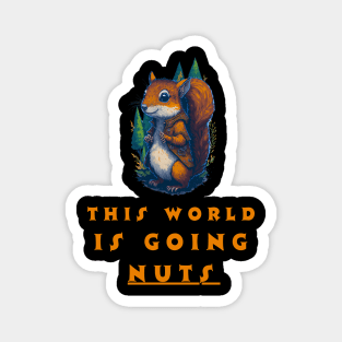 squirrel lover Magnet